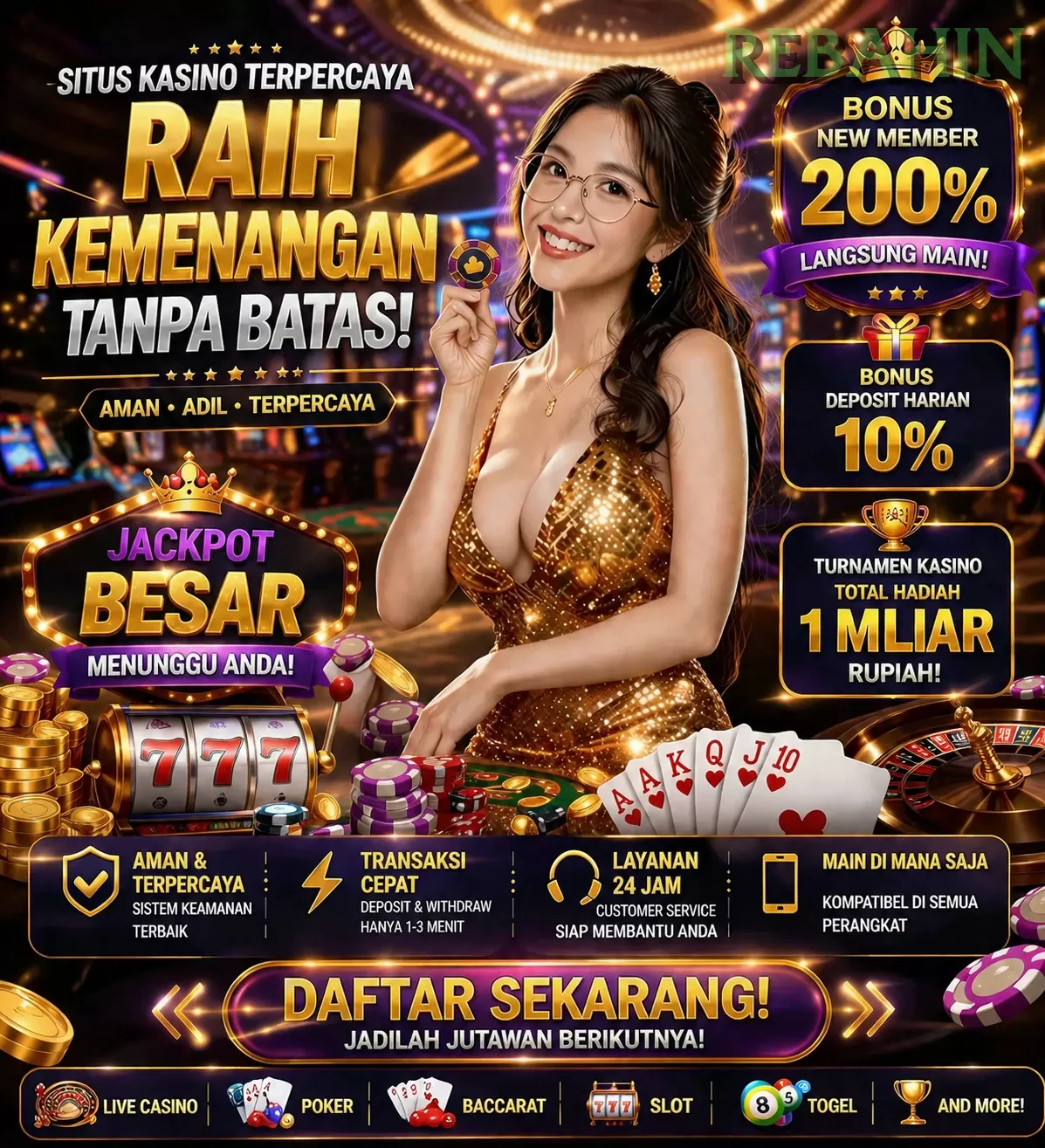 Main rebahinq Menang Jackpot Besar