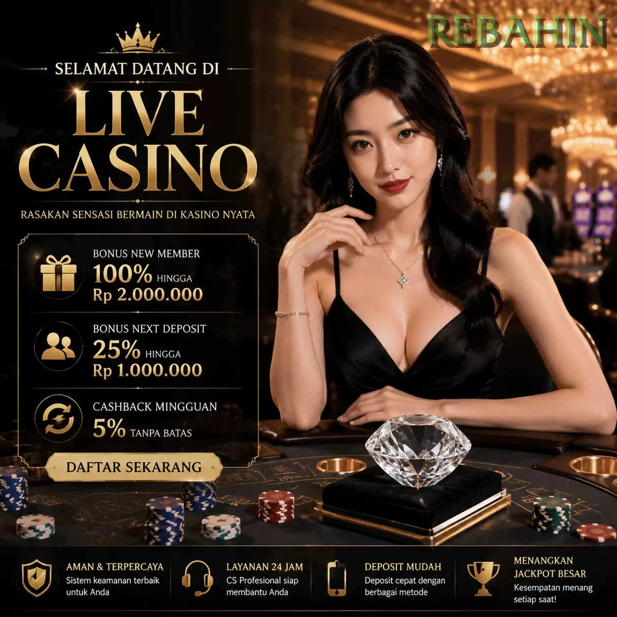 Login rebahin Sekarang Bonus Melimpah